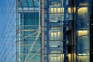 office building, elevator, architecture